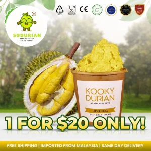 1 x Kooky Durian- Lion King Pure MSW (300g)